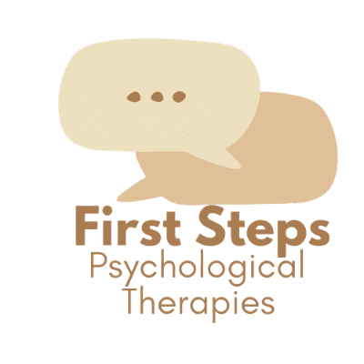 First Steps Psychological Therapies logo – trusted CBT and integrative therapy clinic in South London, Crawley